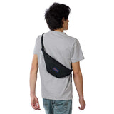 JanSport Swing Waistpack, Gürteltasche, Black (schwarz), 4L mit 2 Reißverschlussfächern
