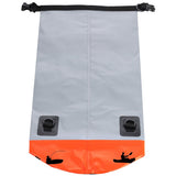 NILS CAMP Wasserdichter Rucksack 25L Grau-Orange - Outdoor Dry Bag Camping Kajak Reisen