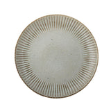 Bloomingville Fleur Teller, Natur, 21cm, Steingut, dänisches Design
