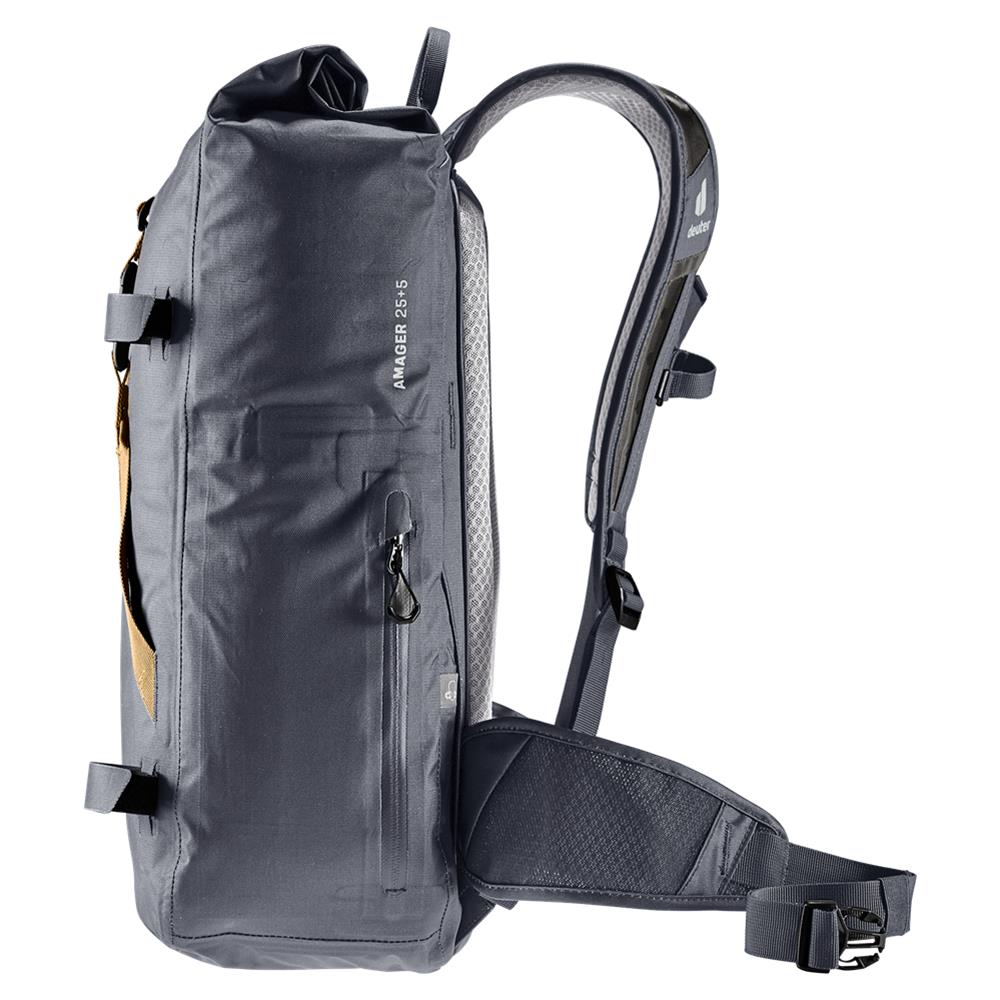 deuter Amager 25+5, Fahrradrucksack, graphite (grau), 29L, Fahrradtasche
