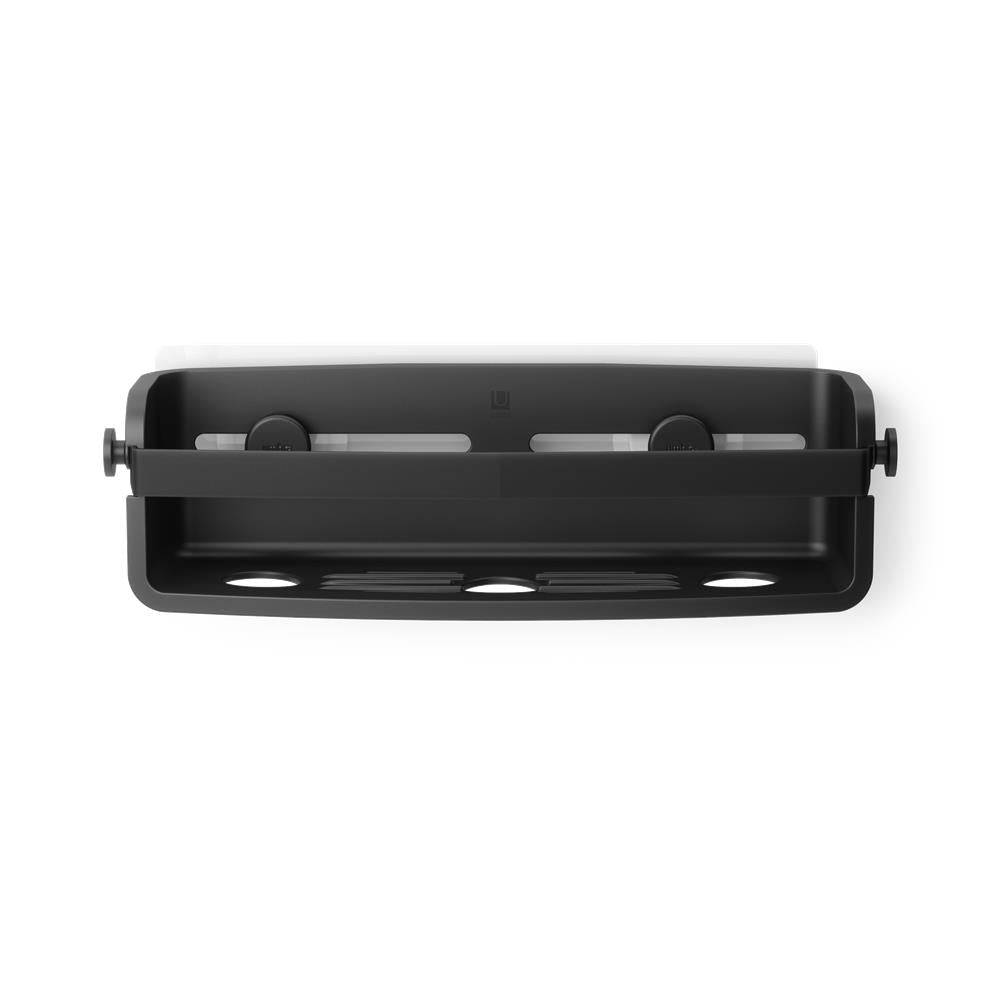 Umbra Flex Duschablage zum Kleben, in Schwarz, Rostfreies Duschregal, ohne Bohren
