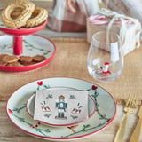 Bloomingville Jolly Weihnachtsservietten mit Nussknacker-Motiv, 20 Servietten