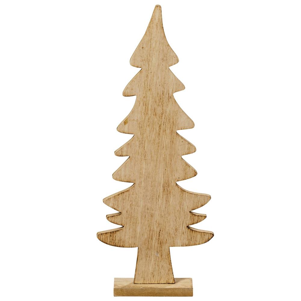 BOLTZE Dekoaufsteller Baum Kjell 61cm Holzdekoration Weihnachtsbaum Tannenbaum
