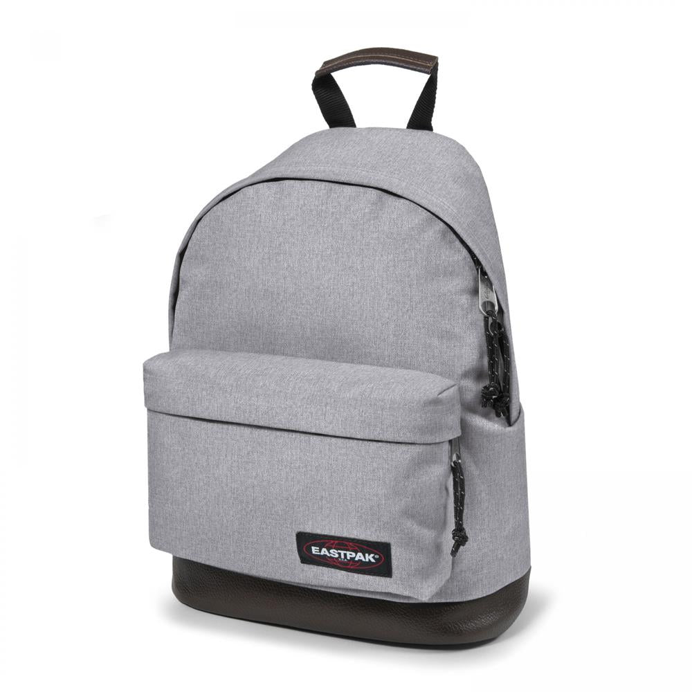 Eastpak WYOMING, Rucksack, Sunday Grey (grau), 24L, mit Leder-Unterseite