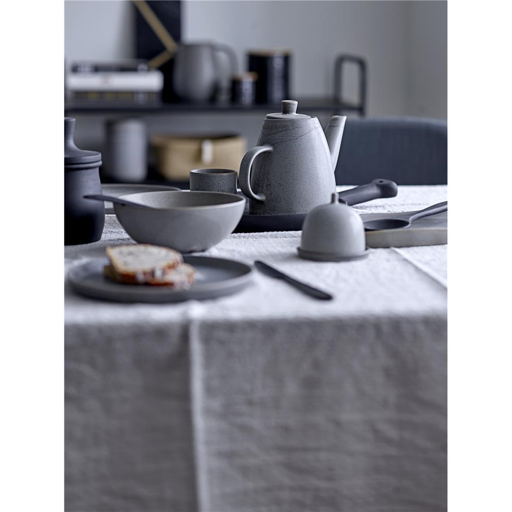 Bloomingville Kendra Schale in Grau 700ml aus Steingut im Wabi-Sabi Look