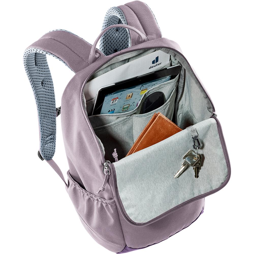 deuter Stepout, Rucksack, lavender-purple (lila), 16L, mit Flaschenhalter und Tabletfach