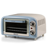 Ariete Vintage Mini Backofen, Blau, 10L Elektrobackofen im Retro-Design, 800W, 230°C