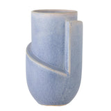 Bloomingville Norbert Vase Blau Steingut 18,5 cm