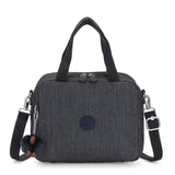 Kipling MIYO, Große Lunchbox, Marine Navy (blau), Frühstückstasche mit Trolleyschlaufe