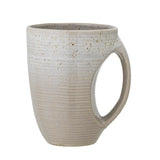 Bloomingville Taupe Tasse in Grau 550ml aus Steingut im dänischen Design