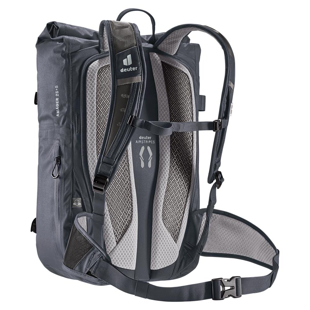deuter Amager 25+5, Fahrradrucksack, graphite (grau), 29L, Fahrradtasche