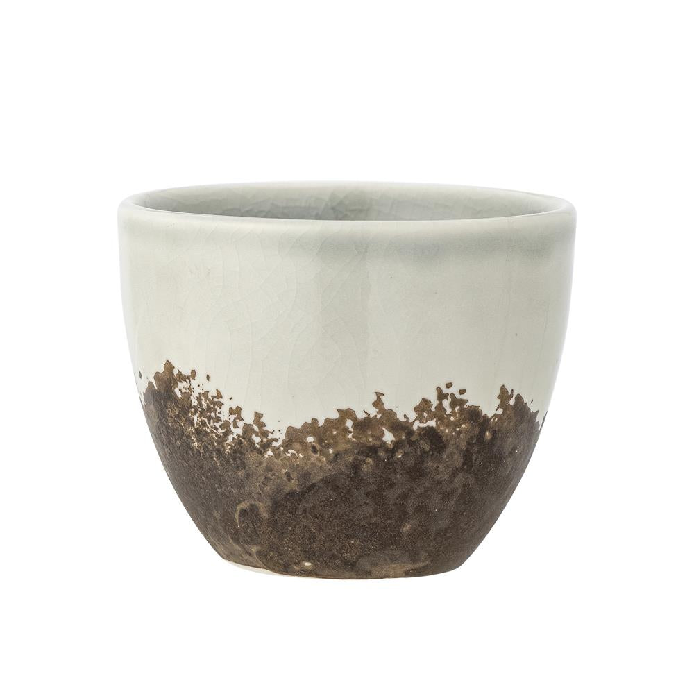 Bloomingville Paula Becher, Natur/Braun, 195ml, Steingut, dänisches Design