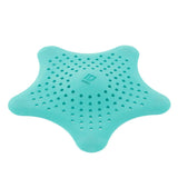 Umbra Starfish Abfluss Haarfänger mit Saugnäpfen, Silikon Abflusssieb, in Türkis