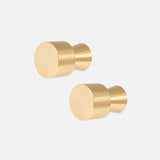 OYOY Wandhaken Pin Hook 2er Set aus Messing Gold für Bad und Gaderobe