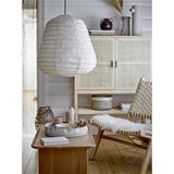 Bloomingville Leda Tablett, Grau, Steinzeug D35xH7,5 cm