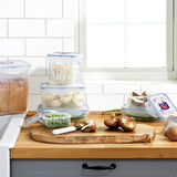 LocknLock Classic Aufbewahrungsbox 10 L mit Griffen - Vorratsbehälter stapelbar luftdicht