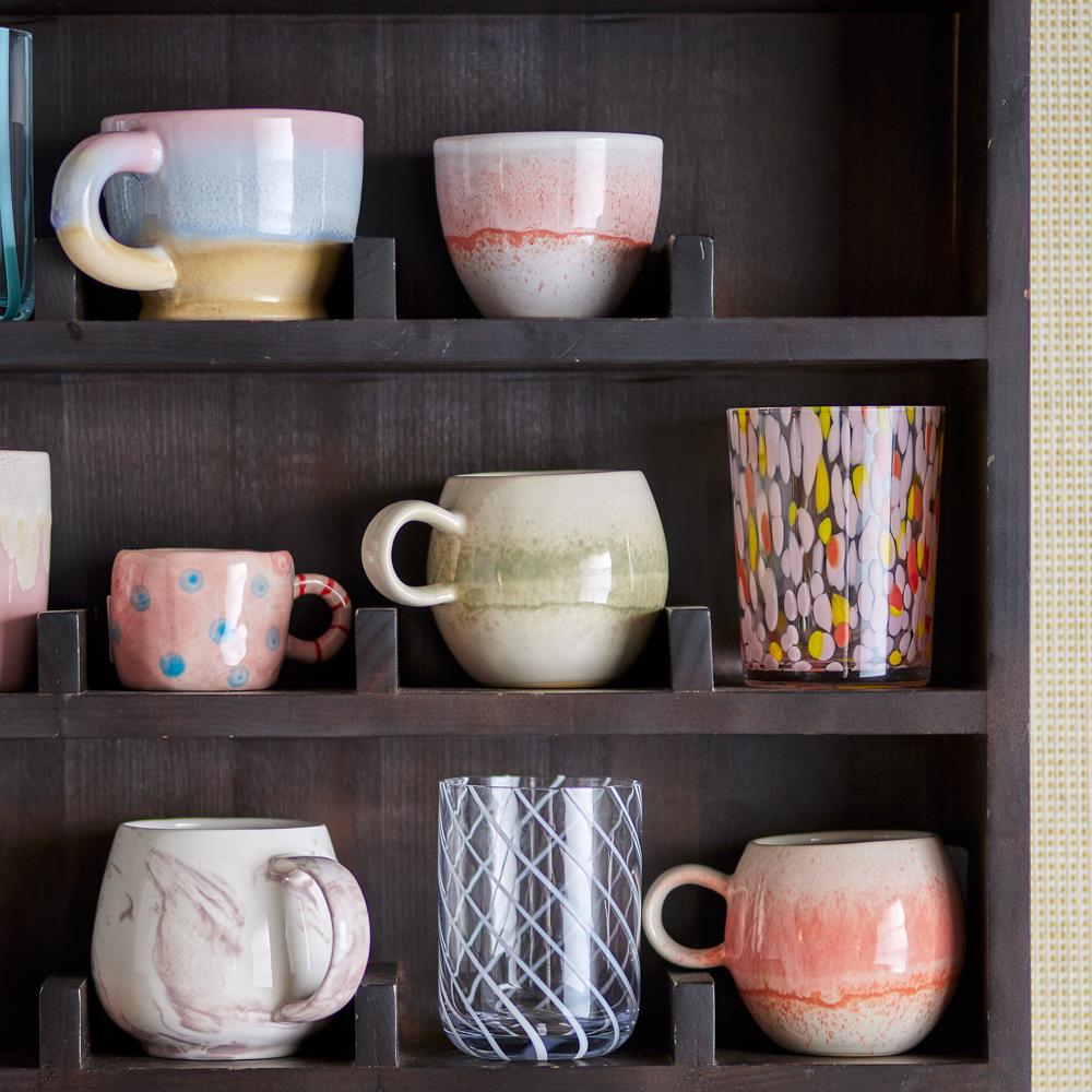 Bloomingville Paula Frühstück Set Orange Steingut 12-teilig