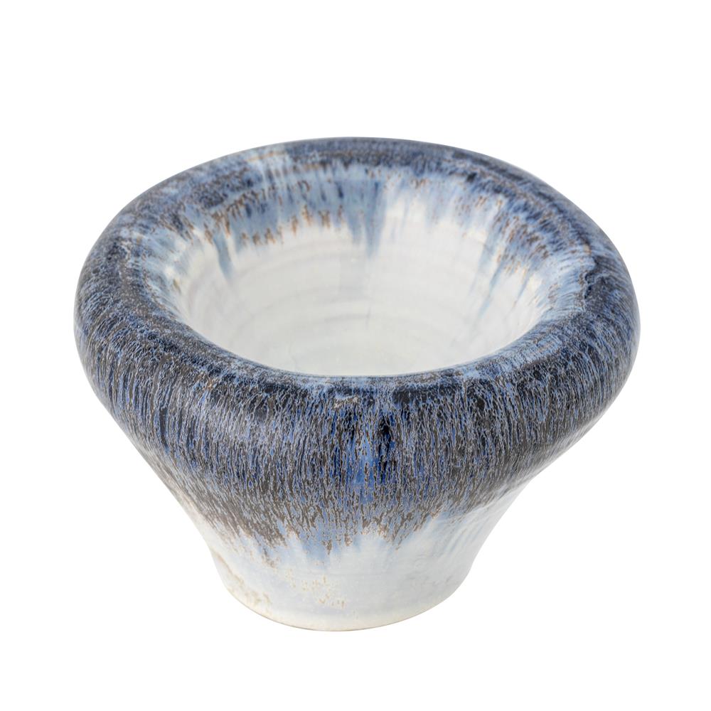 Bloomingville Finna Schale Blau Steingut 17x10,5cm 150ml