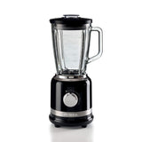 Ariete Moderna Standmixer, Schwarz, Glasbehälter 1,5L, Smoothie Maker, Modernes Design