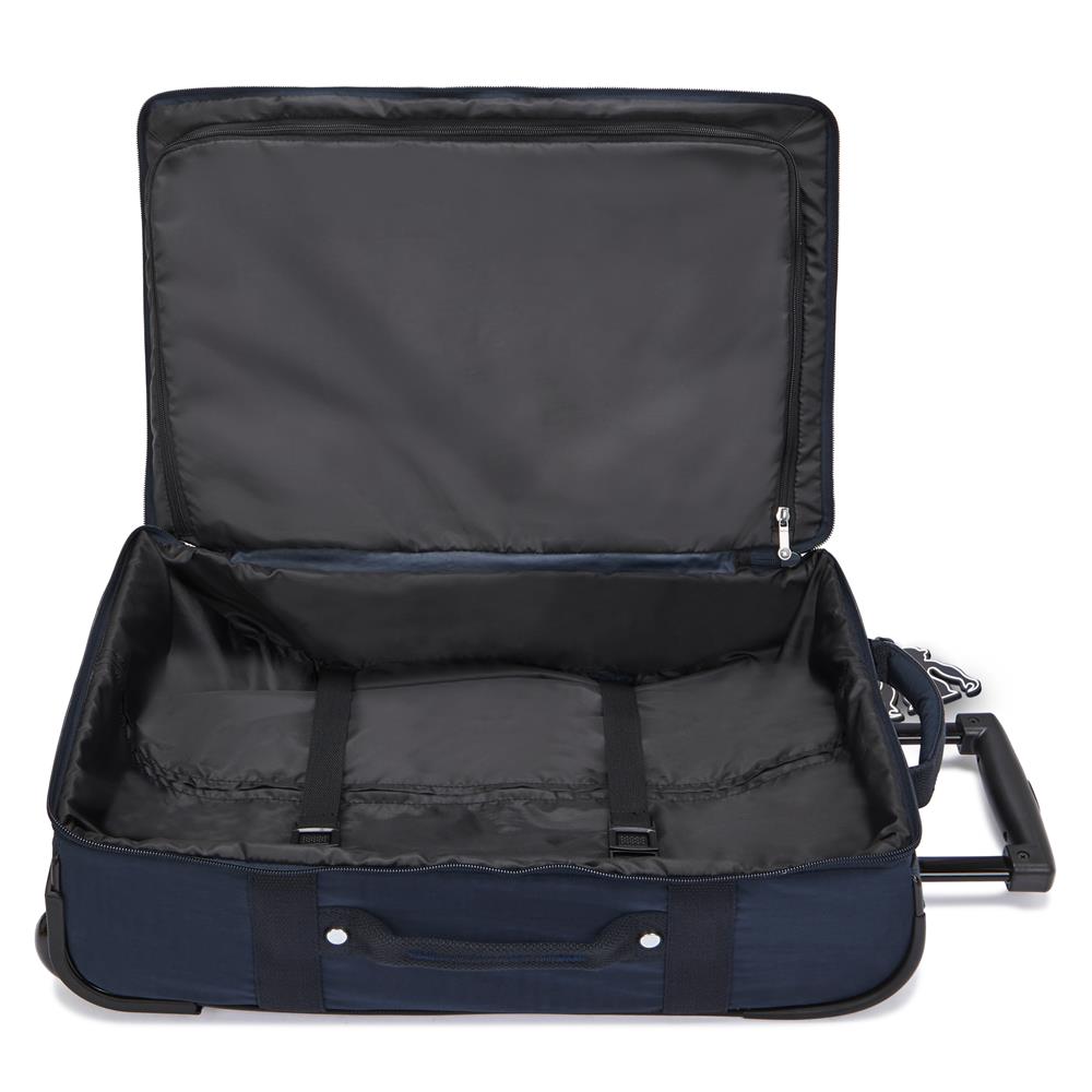 Kipling TEAGAN US, Kleine Reisetasche, Blue Bleu 2 (blau), 39L, Handgepäck, 2-Rollen