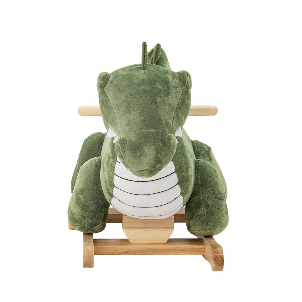 Bloomingville MINI Arnie Schaukeltier Krokodil Grün Polyester 70cm
