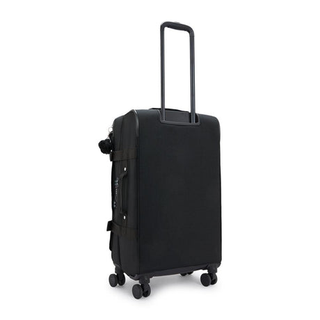 Kipling SPONTANEOUS M, Mittelgroßer Reisekoffer, Black Noir (schwarz), 71L, 4-Rollen-Koffer