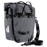 deuter Weybridge, Fahrradtasche, graphite (grau), 25L+5L, mit Bagfix-Halterung