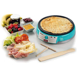 Ariete Party Time Crepes-Maker, Blau, Crepes-Maschine, Retro-Design, 50er Jahre-Stil