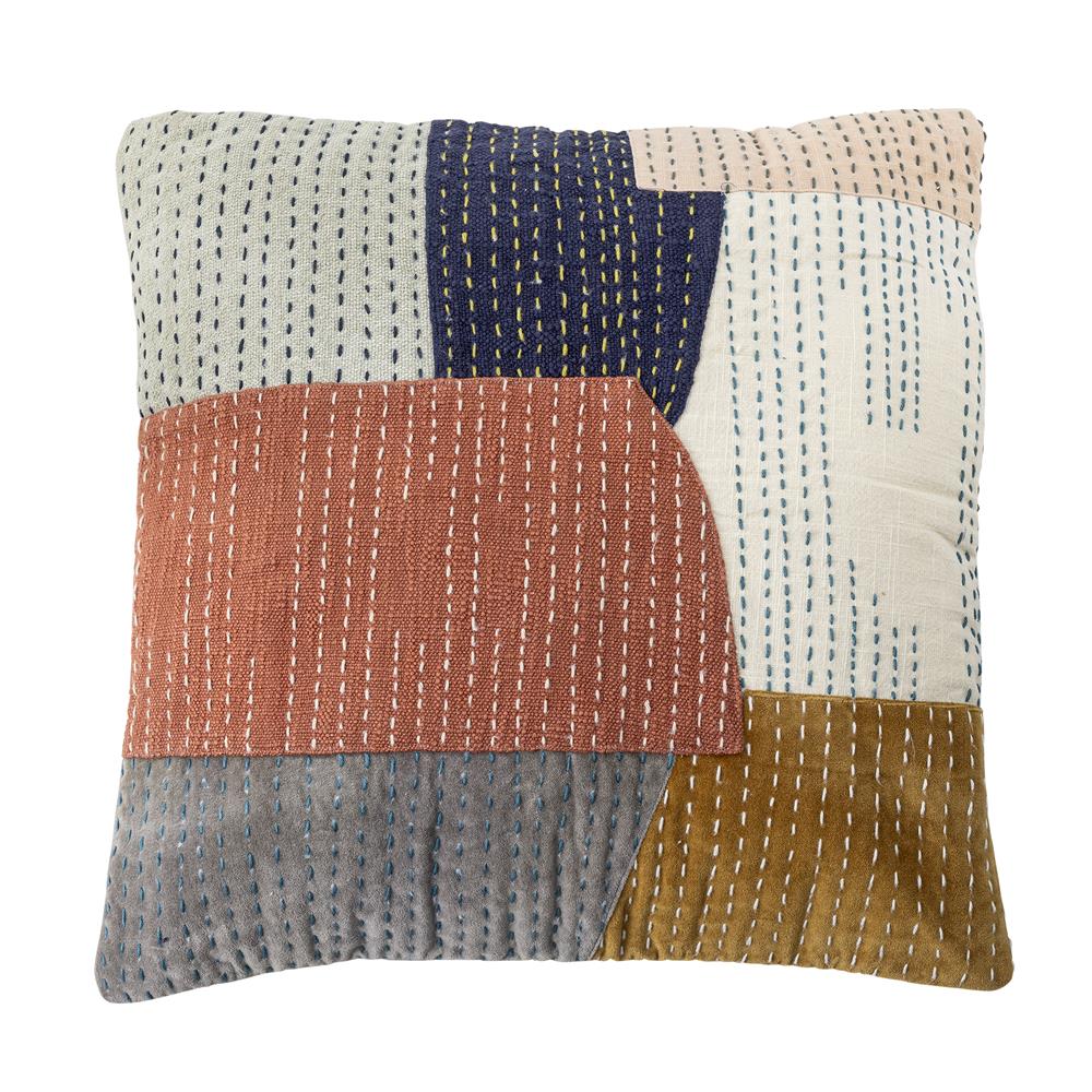 Bloomingville Montanaro Kissen Orange – dekoratives Baumwollkissen 50x50 cm