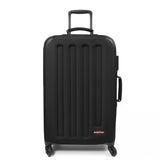 Eastpak TRANZSHELL M, Reisetrolley, Black (schwarz), 56L, Rollkoffer mit 4 Rädern und TSA-Schloss