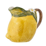 Bloomingville Limone Krug Steingut gelb 1340 ml D13xH16 cm Zitronenoptik
