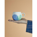Bloomingville Paula Tasse, Blau/Grün, 275ml, Steingut, dänisches Design