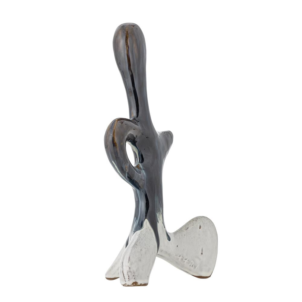Bloomingville Harlan Deko Figur Blau Steingut 30 cm