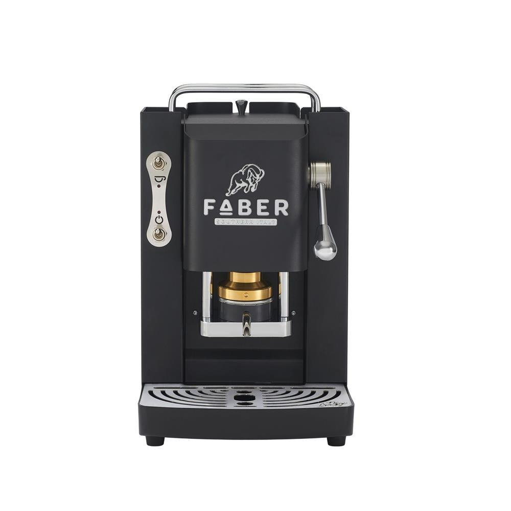 Faber Pro Deluxe 3.0 Black Chrom ESE Pad Kaffeemaschine 44 mm