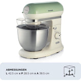 Ariete Vintage Küchenmaschine, Grün, 5,5-L-Schüssel, Knet- und Rührmaschine, Groß