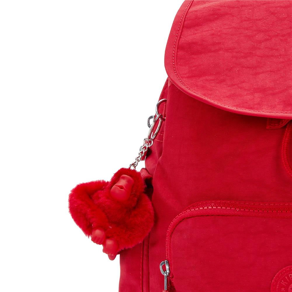 Kipling CITY PACK S, Kleiner Rucksack, Red Rouge (rot), 9L, Kompakt & Stylisch