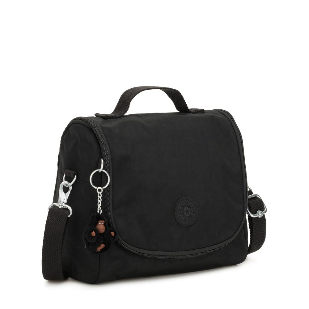 Kipling NEW KICHIROU, isolierte Lunchbox Tasche mit Trolleyschlaufe, 6L, True Black (schwarz)