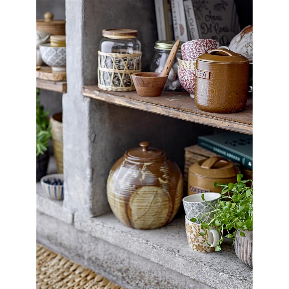 Bloomingville Manna Gefäß mit Deckel, Natur, Glas