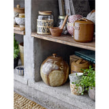 Bloomingville Manna Gefäß mit Deckel, Natur, Glas