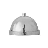 Bloomingville Shine Butterdose Silber Steingut Butterglocke mit Deckel
