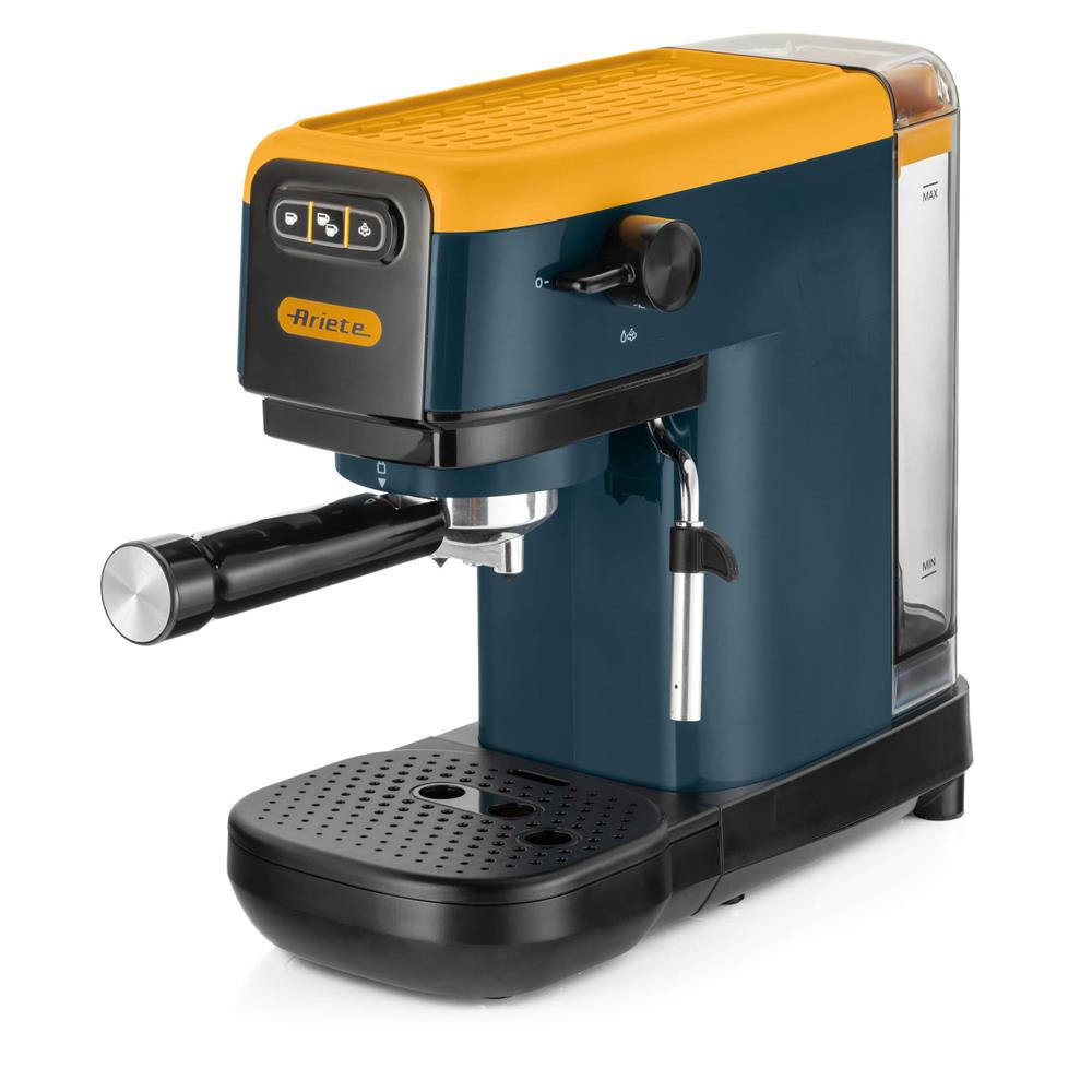Ariete Espressomaschine, Mango Yellow, Siebträgermaschine für Pulver und ESE-Pads