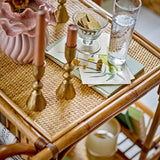 Bloomingville Petalia Vase Rose Steingut D15,5xH17 cm – elegante Rosenvase