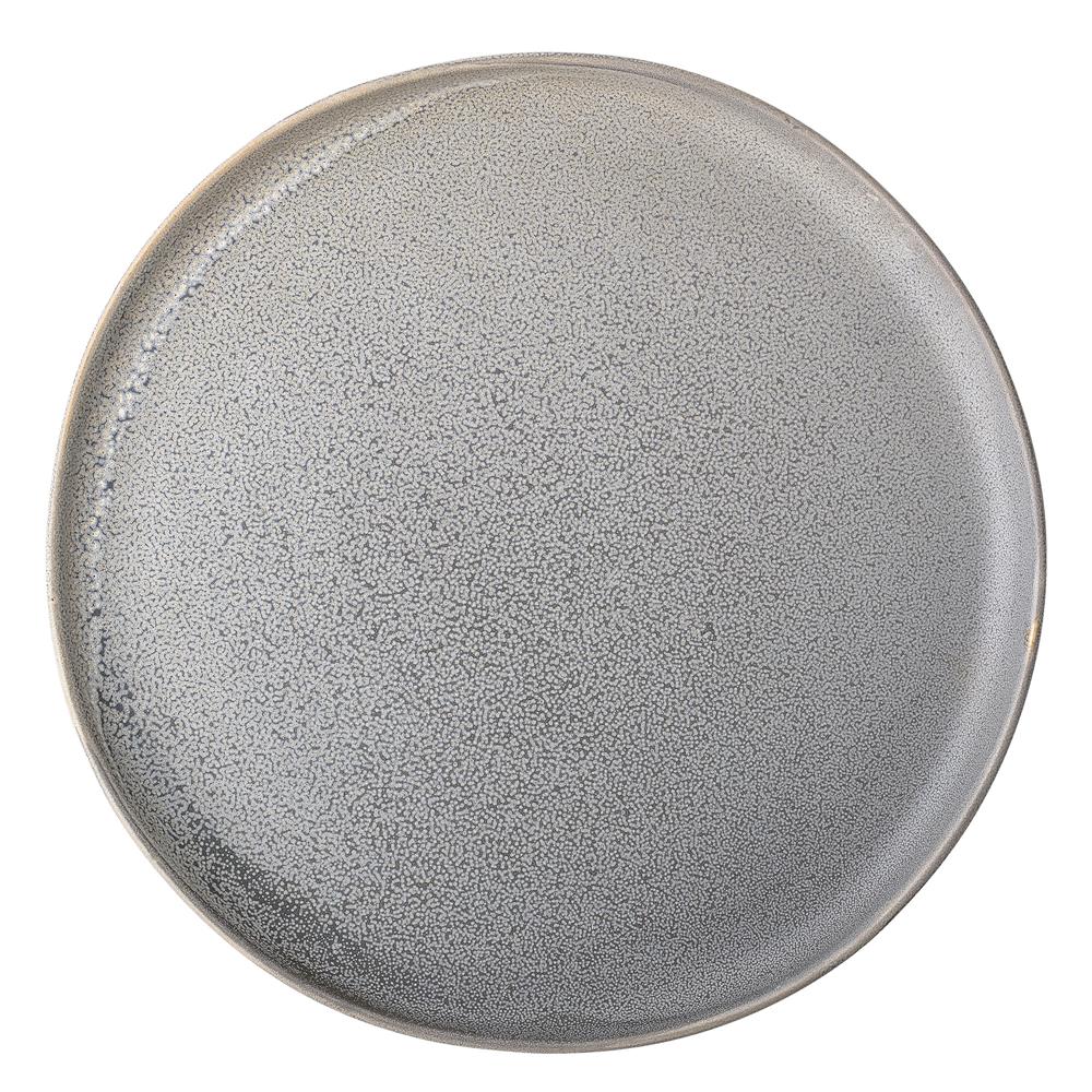 Bloomingville Kendra Teller in Grau 27,5cm aus Keramik Wabi-Sabi Look im nordisch dänischem Design