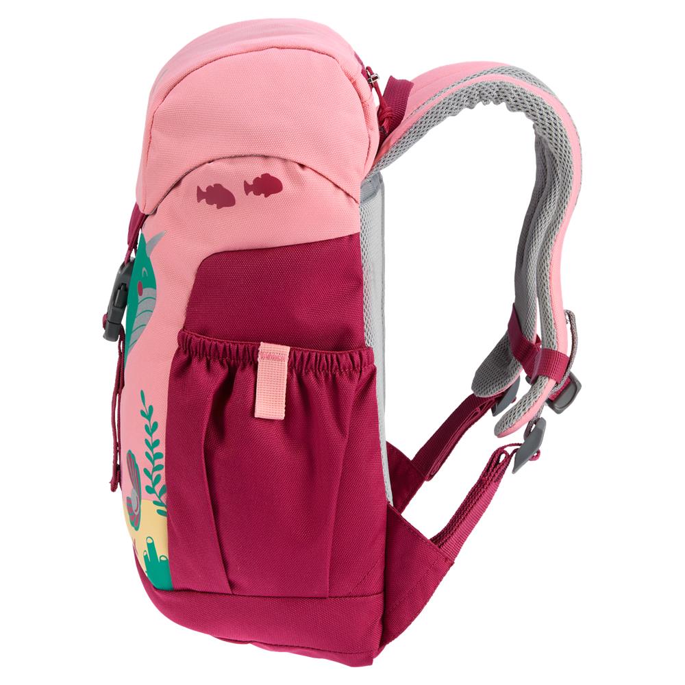deuter Schmusebär, Kinderrucksack, Meerjungfrau mit Delfin (pink), Kindergartenrucksack