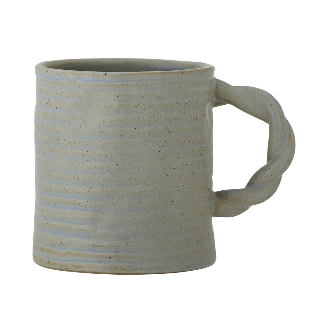 Bloomingville Reanna Tasse in Grün, 500ml, aus Steingut