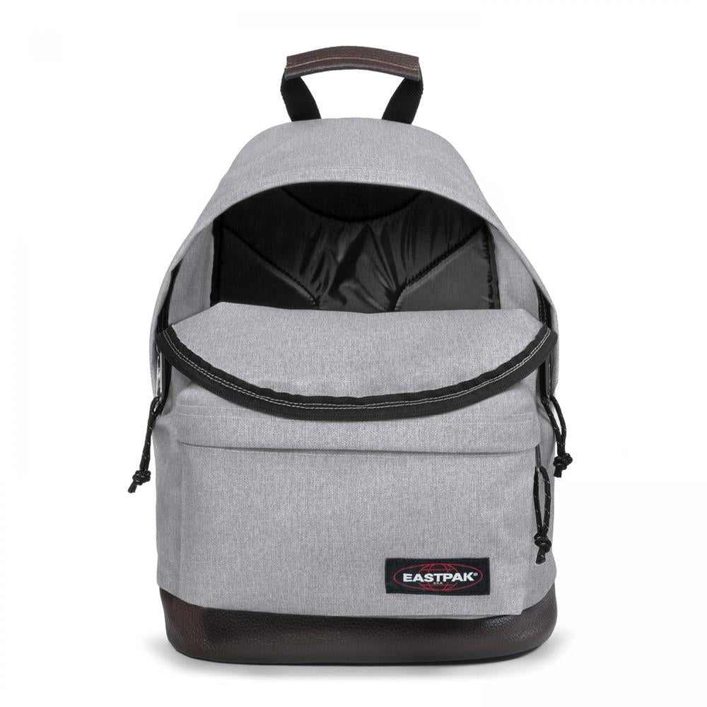 Eastpak WYOMING, Rucksack, Sunday Grey (grau), 24L, mit Leder-Unterseite