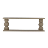 Bloomingville Solan Regal natur - Wandregal aus MDF mit skulpturalem Design für Wohnzimmer