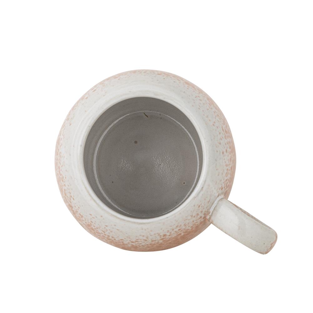 Bloomingville Paula Becher Orange Steingut 410ml großer Kaffeebecher