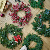 Bloomingville Pine Herzhänger Grün Weihnachtsdeko Kunstzweige Türdeko