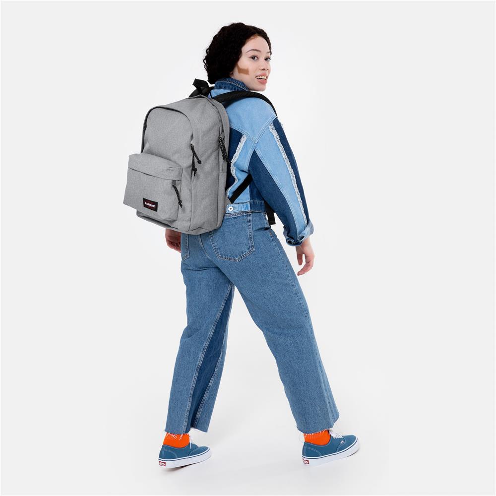 Eastpak BACK TO WORK, Rucksack, Sunday Grey (grau), 27L, mit Laptopfach